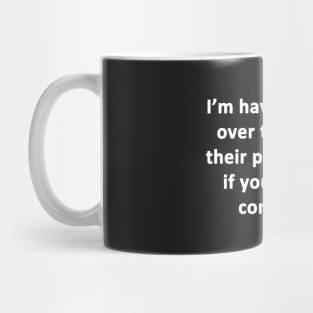 Having People Over Mug